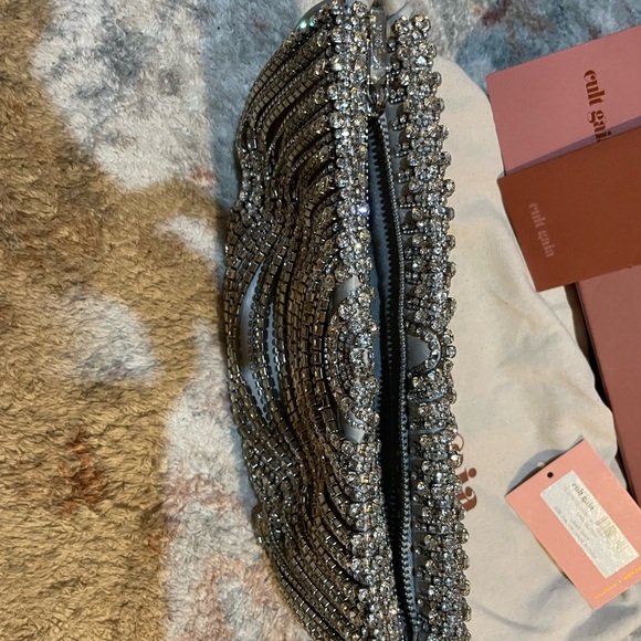 Cult Gaia Lael Rhinestone embellished Clutch Full Set NWT - Picture 4 of 12